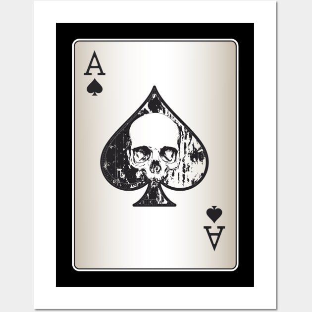 Ace of Spades Wall Art by i4ni Studio